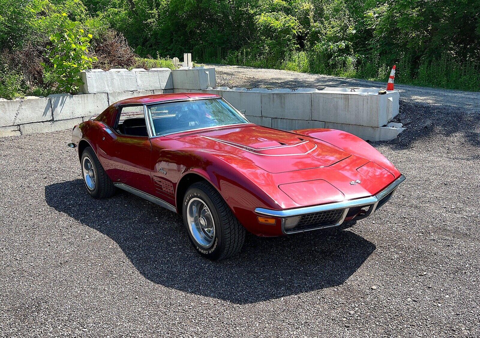 1970 chevrolet corvette lt1 350 4spd pdb power windows black leather