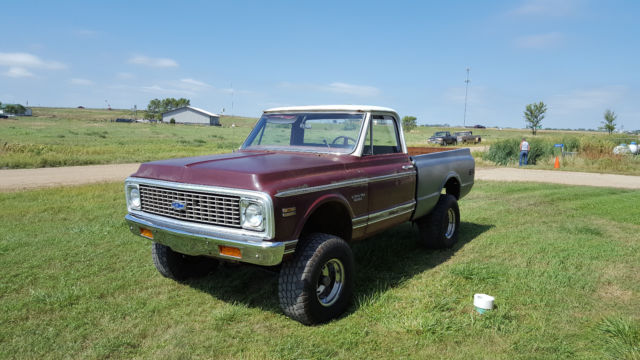 1969 69 chevrolet swb 4x4 pickup truck 1/2 ton chevy c-10 short box