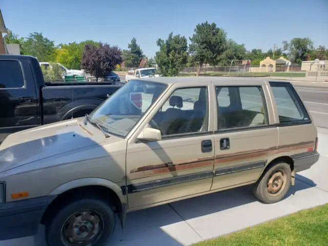 nissan stanza wagon 1986 4x4