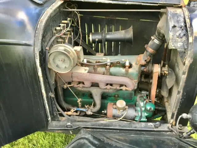 1927 ford model tt closed cab stake bed truck - high speed rear