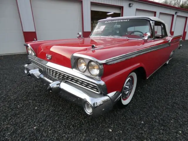 1959 ford fairlane galaxie 500 sunliner convertible continental kit financing!