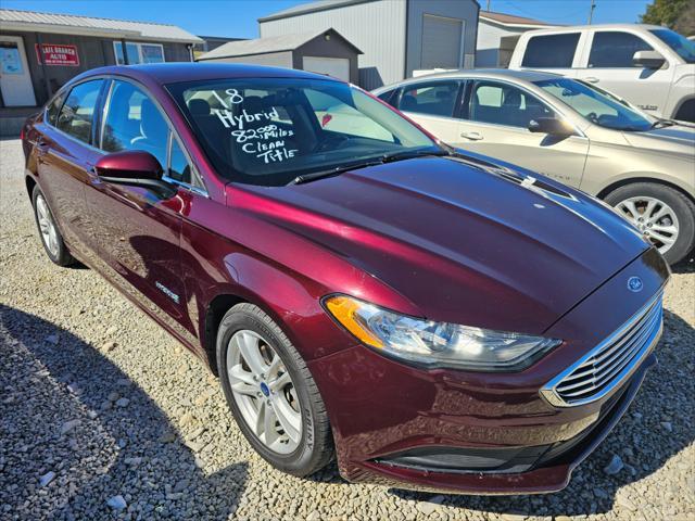 2018 ford fusion hybrid se