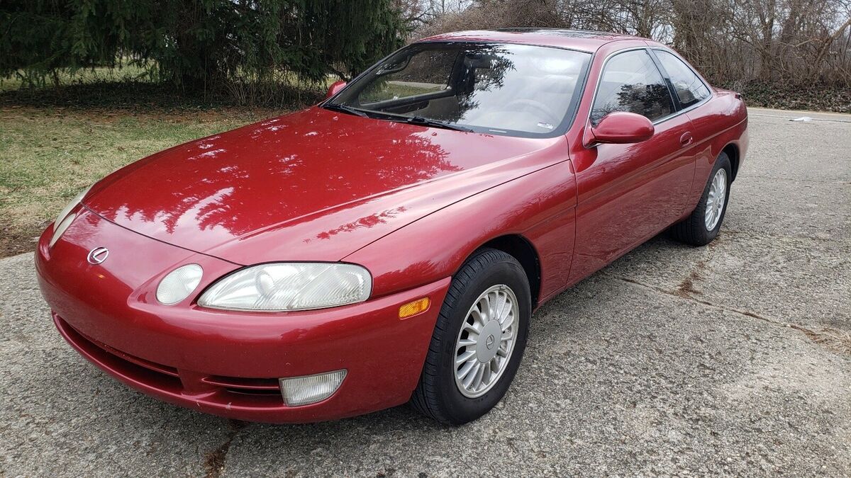 1994 lexus sc300 coupe red rwd manual 300