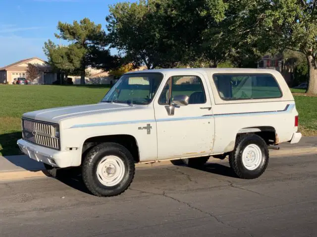 no reserve 1981 chevrolet k/5 blazer 4x4 custom delux a/c runs and drives