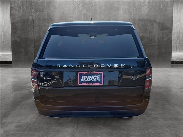2018 land rover range rover hse