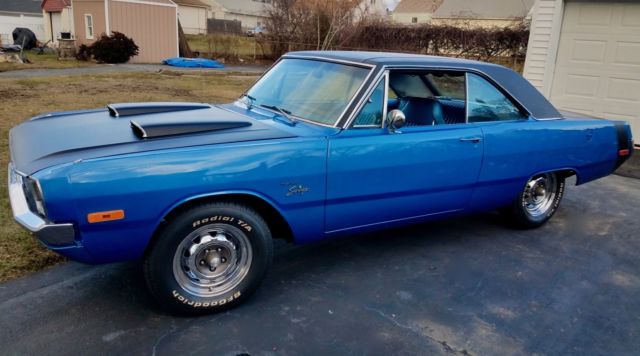 1972 dodge dart swinger, beautiful survivor driver car†v8, ps,pb, ac, rust free