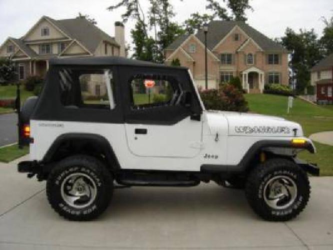 1995 jeep wrangler white in erie, pa