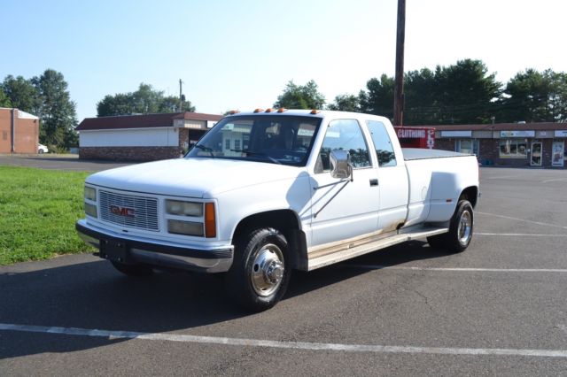 gmc sierra 3500 dually 454 automatic 2wd nice truck runs great silverado chevy
