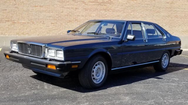 1984 maserati quattroporte, 3-owner, impeccably maintained, very best example