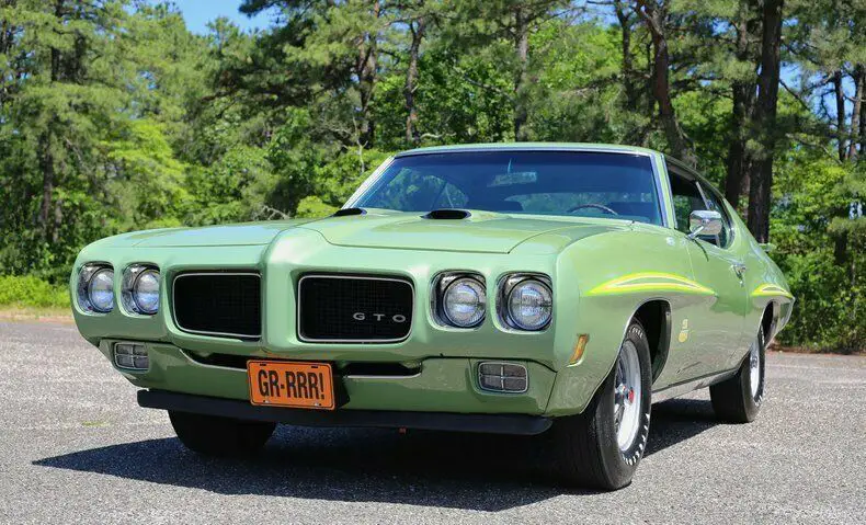 1970 pontiac gto judge - 400 ram air iii 5 - speed documented!