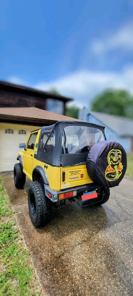 1988 suzuki samurai yellow 4wd manual 69k original miles