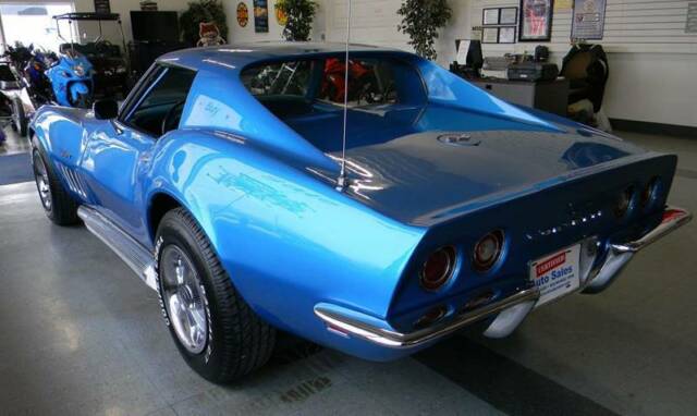 1969 chevy corvette stingray original 427 big block in le mans blue