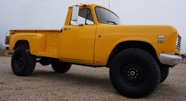 rare 1973 international harvester 1210 4x4, factory 3/4 ton, 85k original miles