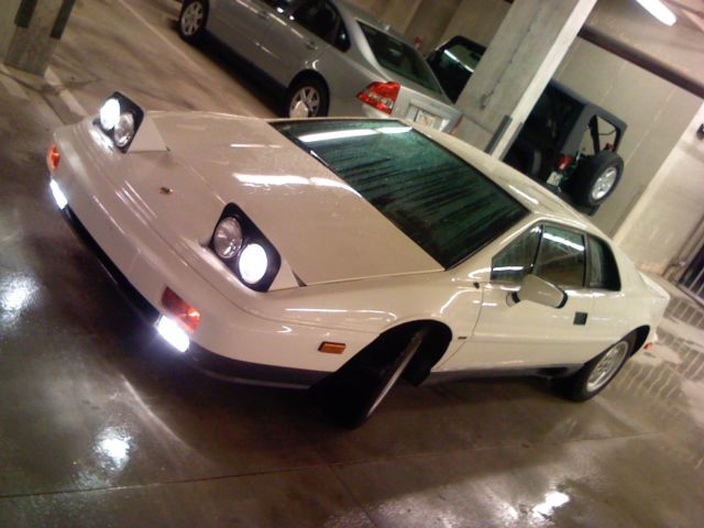 rare lotus esprit turbo se white with dark gray interior in great condition now!