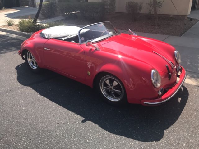no reserve porsche 356 speedster replica convertible kit car vw bug 1968 title