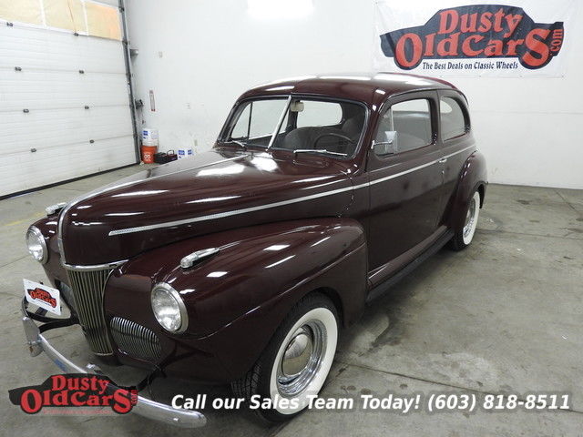 1941 burgundy runs drives body inter vgood v8 cruise ready!