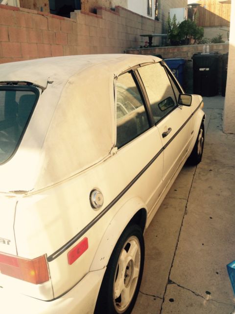 1988 vw cabriolet convertible