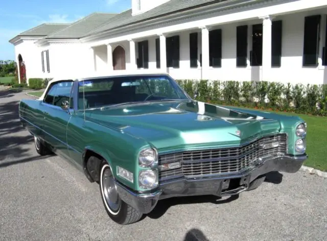 cadillac deville green with 0 miles, for sale!