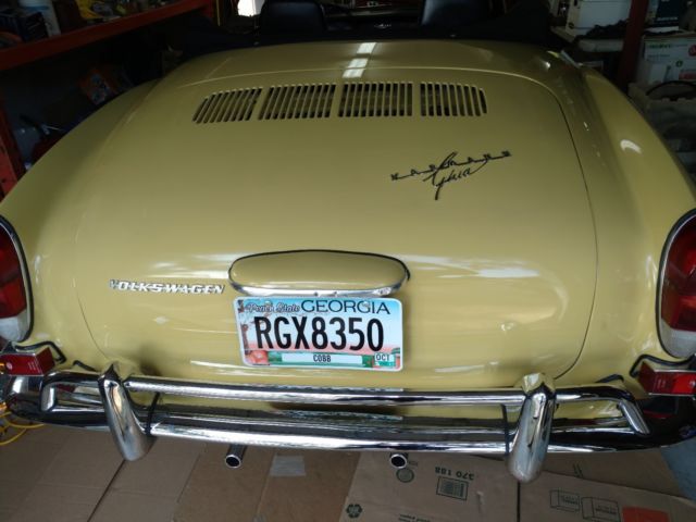 volkswagen karmann ghia convertable