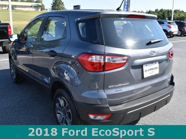 used 2018 ford ecosport fwd s anderson, sc 29625 for sale in anderson, south carolina