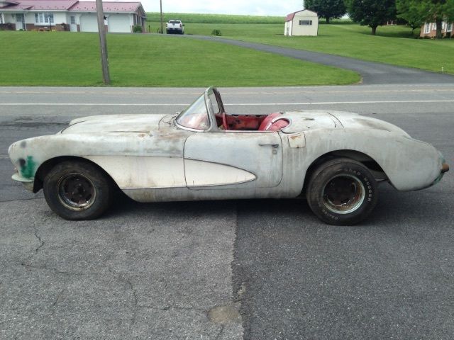 1956 chevrolet corvette convertible project
