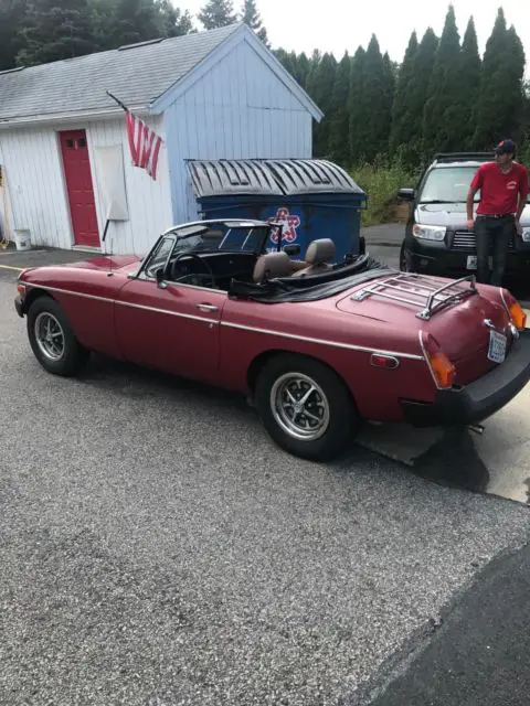 1980 mgb convertible in exc condition