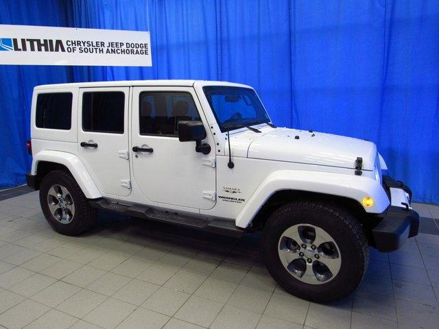 certified 2016 jeep wrangler 4wd unlimited sahara anchorage, ak 99515 for sale in anchorage, alaska