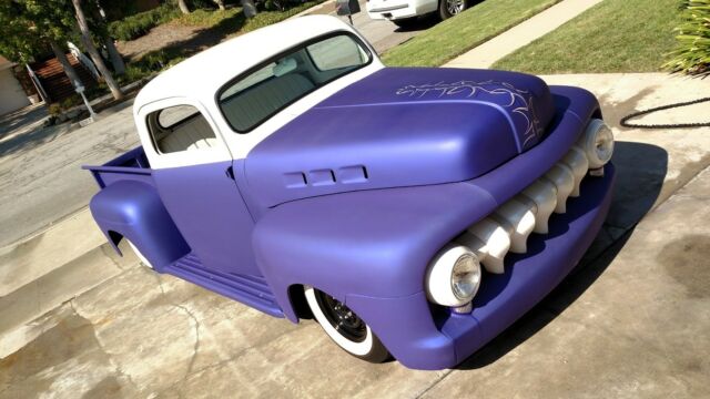 1951 f1 custom ford truck - chopped