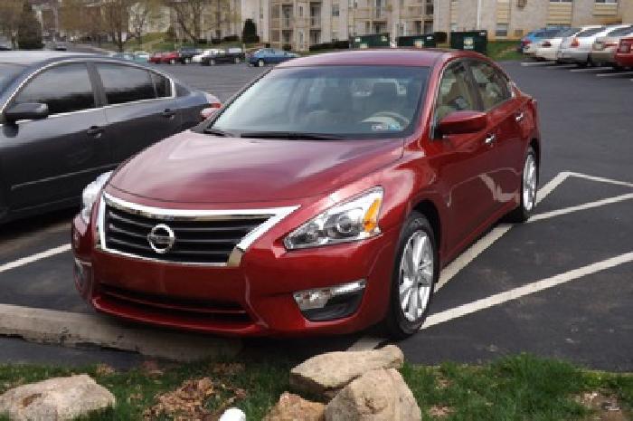 red 2013 nissan altima in harleysville, pa