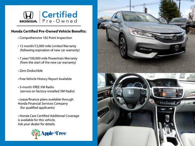 certified 2017 honda accord ex-l sedan fletcher, nc 28732 for sale in carolina hills, north carolina