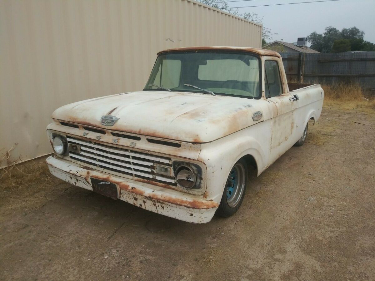 1963 ford f100 shortbed unibody rat rod patina rat rod