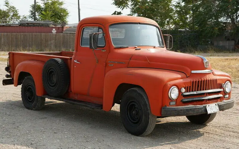 rare 1952 international harvester l-120, stepside, 85k original miles, survivor