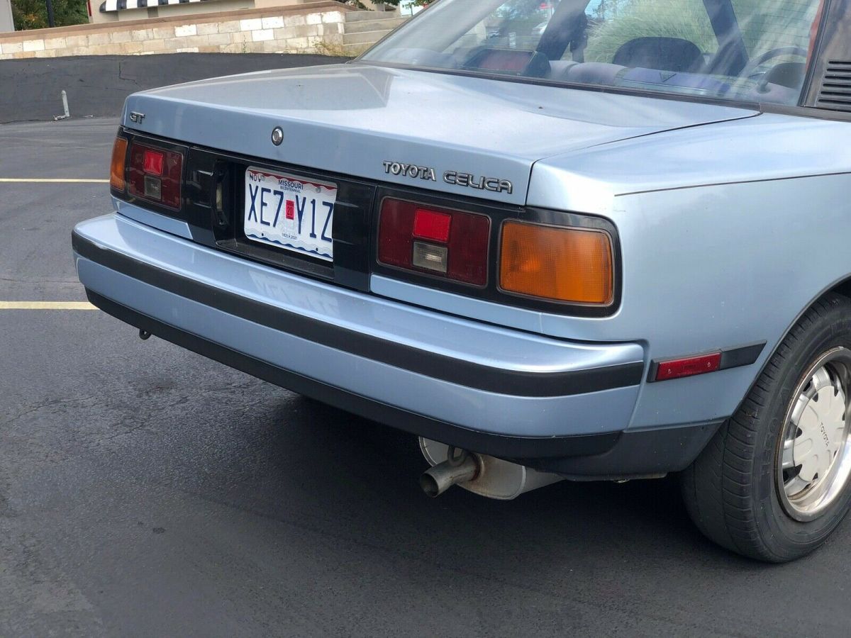 1986 toyota celica coupe blue fwd manual gt