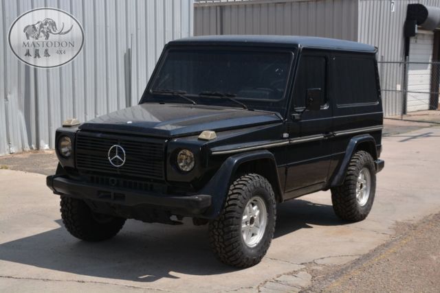1988 black diesel 2 door 617 g-wagon g-class diesel manual