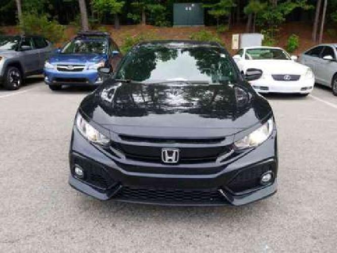 used 2018 honda civic hatchback cvt w/honda sensing in cary, nc