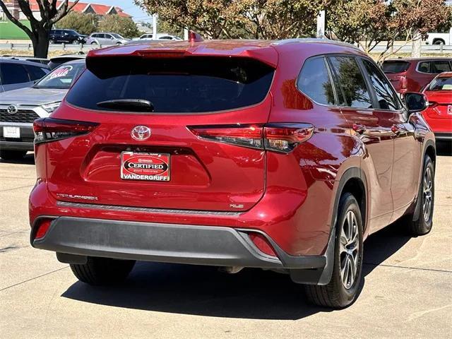 2023 toyota highlander xle