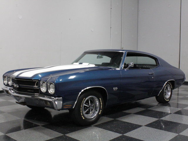fathom blue ss, ls5 454 v8, th400, factory air, preserved then restored in ga!!