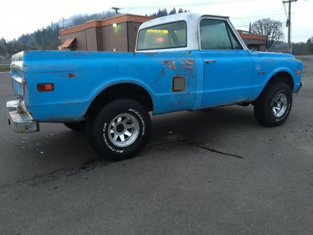 1969 chevy 4x4 short bed swb original paint, solid desert truck!