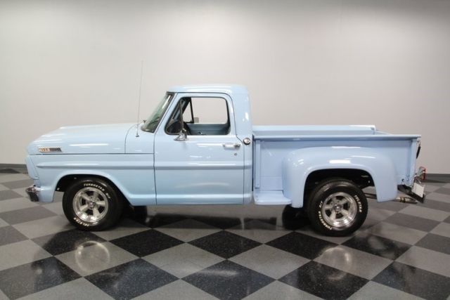 1967 ford f-100 flareside pickup truck 300ci inline 6 3 speed manual classic vin