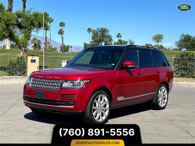 2014 land rover range rover in palm desert, california