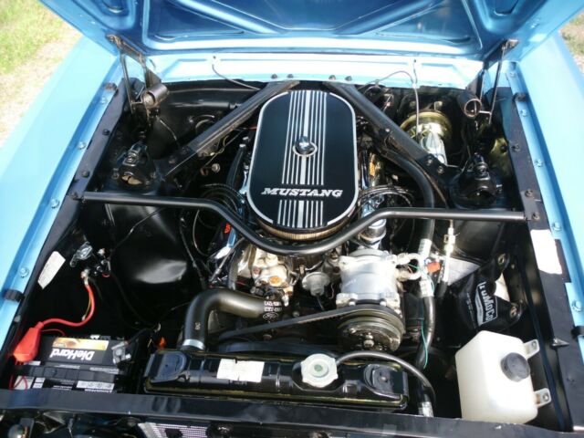 1965 ford mustang - reef blue - c-code coupe - total restoration - 89,188 miles