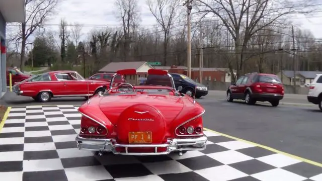 1958 chevrolet impala convertible 348ci tri power