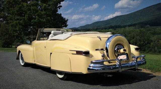 1947 lincoln continental convertible - resto-mod