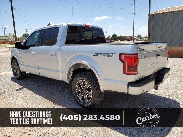 used 2015 ford f150 supercrew lariat okarche, ok 73762 for sale in okarche, oklahoma