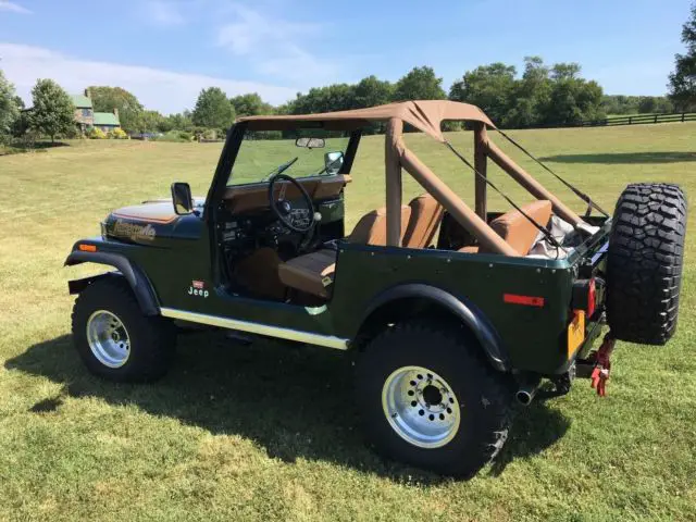 1978 jeep cj7 304 v8 3 speed- rotisserie restored- awesome condition!