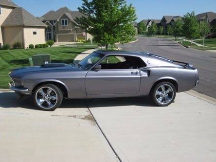 1969 ford mustang restomod 0 black coupe v8 351 automatic
