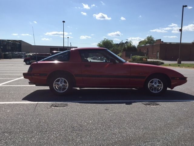1985 mazda rx-7 gs coupe 2-door 1.1l sunrise red 71k miles