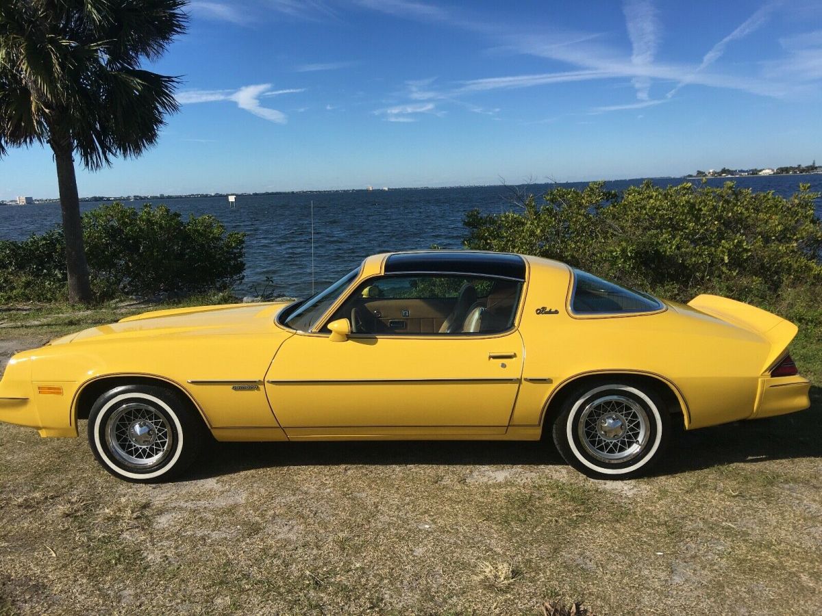 1980 chevrolet camaro berlinetta with t-tops