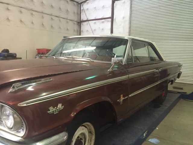 1963 1/2 galaxie xl 500 fast back project car thunderbolt clone muscle car fe