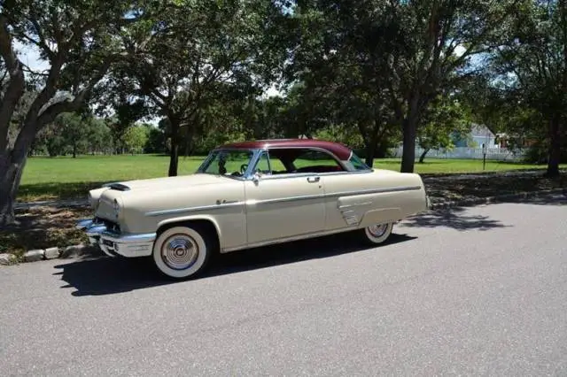 1953 mercury monterey hardtop 40,534 miles beige/burgundy coupe v8 other 256 ci